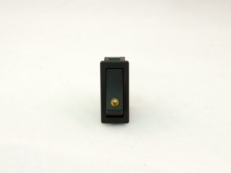 Part # RR34301-BEA (Mini-Euro Rocker Switch, SPST, ON OFF, 12V LED Effect Amber Lit, Black Actuator, 20A, (3) .250  Terminals) Hot on Sale