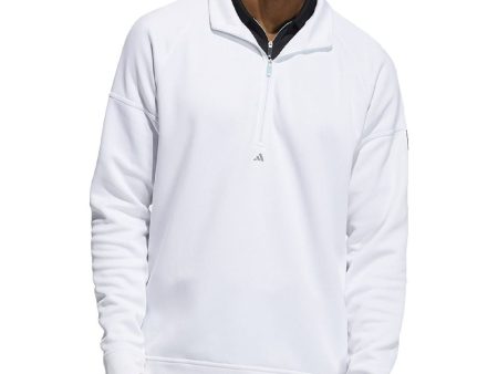 adidas Equipment 1 4 Zip Sweater - White Hazy Sky For Sale