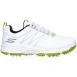 Skechers Go Golf Blaster Junior Spiked Shoes - White Lime For Discount