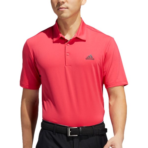 adidas Ultimate365 2.0 Solid Polo Shirt - Power Pink Black Online