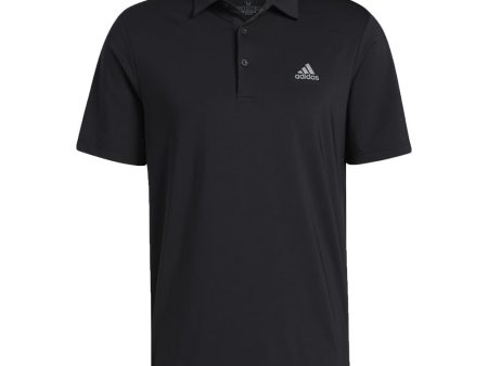 adidas Ultimate 365 Solid Left Chest Polo Shirt - Black Sale