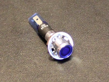 Part # IL-8mm-LED-B  (8mm, .315 D, Blue LED Indicator Snap-In Indicator Light) For Sale