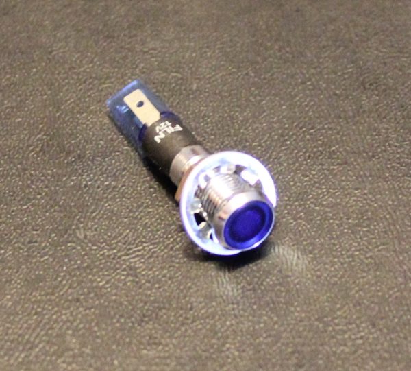 Part # IL-8mm-LED-B  (8mm, .315 D, Blue LED Indicator Snap-In Indicator Light) For Sale