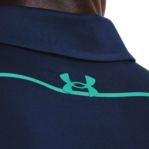 Under Armour Playoff Polo Shirt 2.0 - Academy Navy Green White Online Hot Sale