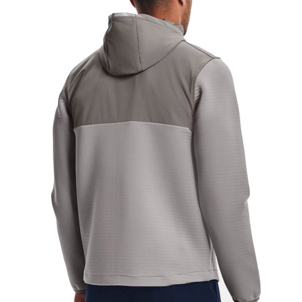 Under Armour Storm Daytona Full Zip Hoodie - Grey Wolf Concrete Fashion