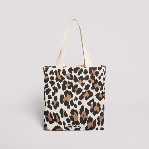 Tote Bag - Leopard Safari SMALL Online now