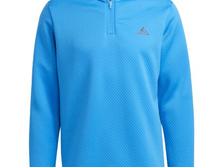 adidas DWR 1 4 Zip Pullover - Blue Rush Cheap