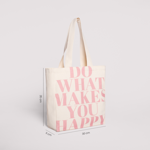 Tote Bag - Happy SMALL on Sale