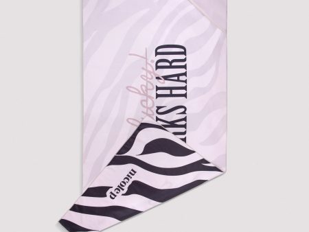 Beach Towel - Work Hard Zebra Sale