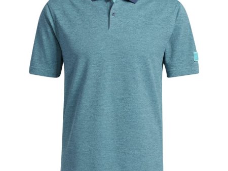 adidas Go-To No-Show Polo Shirt - Crew Navy Semi Mint Rush Hot on Sale