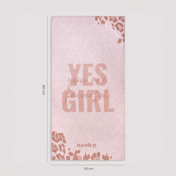 Beach Towel - Yes Girl Sale