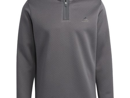 adidas DWR 1 4 Zip Pullover - Grey Six on Sale