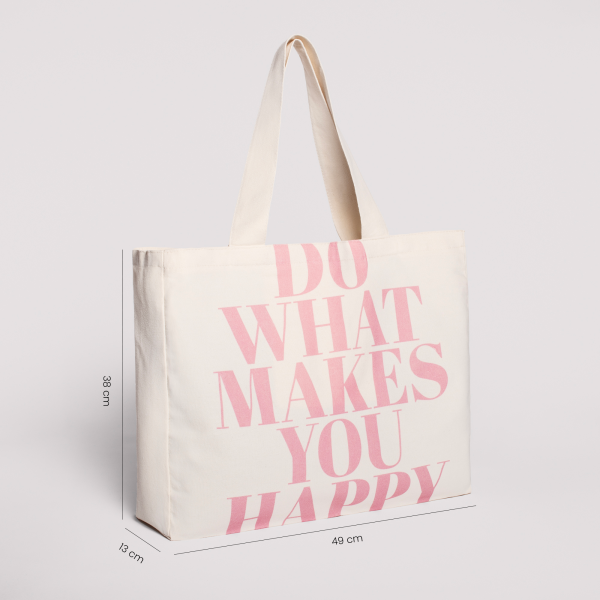 Tote Bag - Happy BIG on Sale