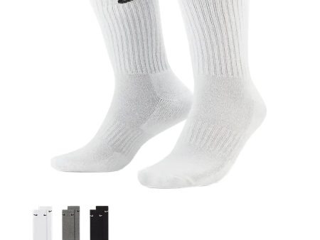 Nike Everyday Cushioned Training Crew Socks (3 Pairs) - Multi-Colour Online Sale