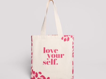 Tote Bag - Pink Leopard SMALL on Sale